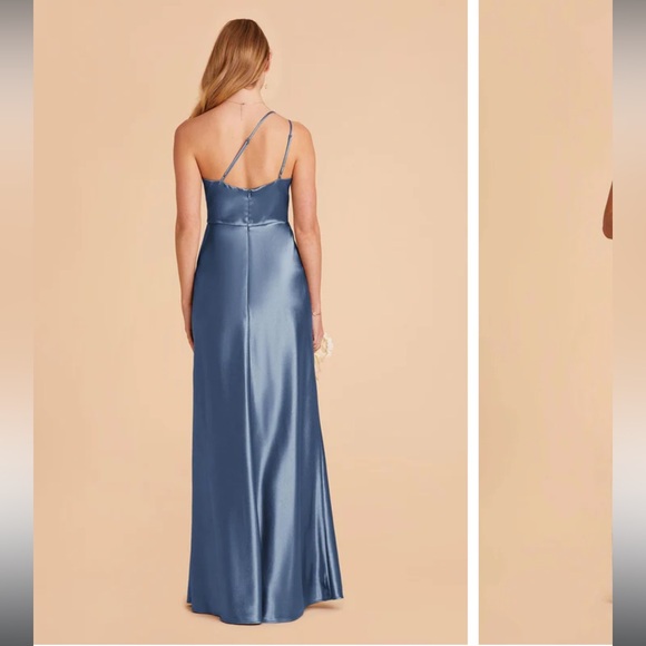 Birdy Grey Kensie Dress in Shiny Satin (Twilight) - Picture 2 of 8